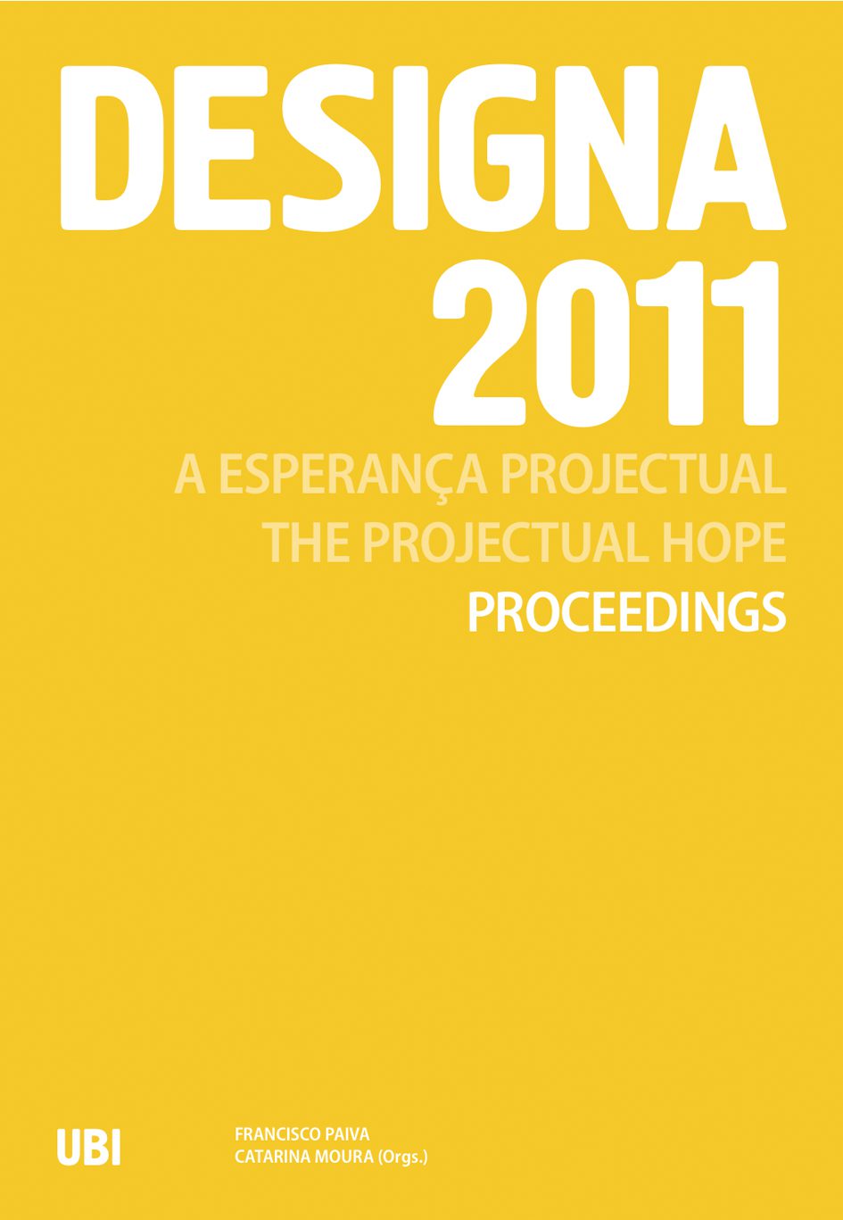 DESIGNA 2011 – A ESPERANÇA PROJECTUAL