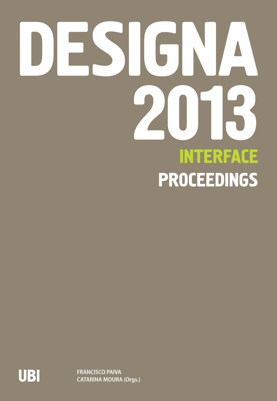 DESIGNA 2013 – INTERFACE
